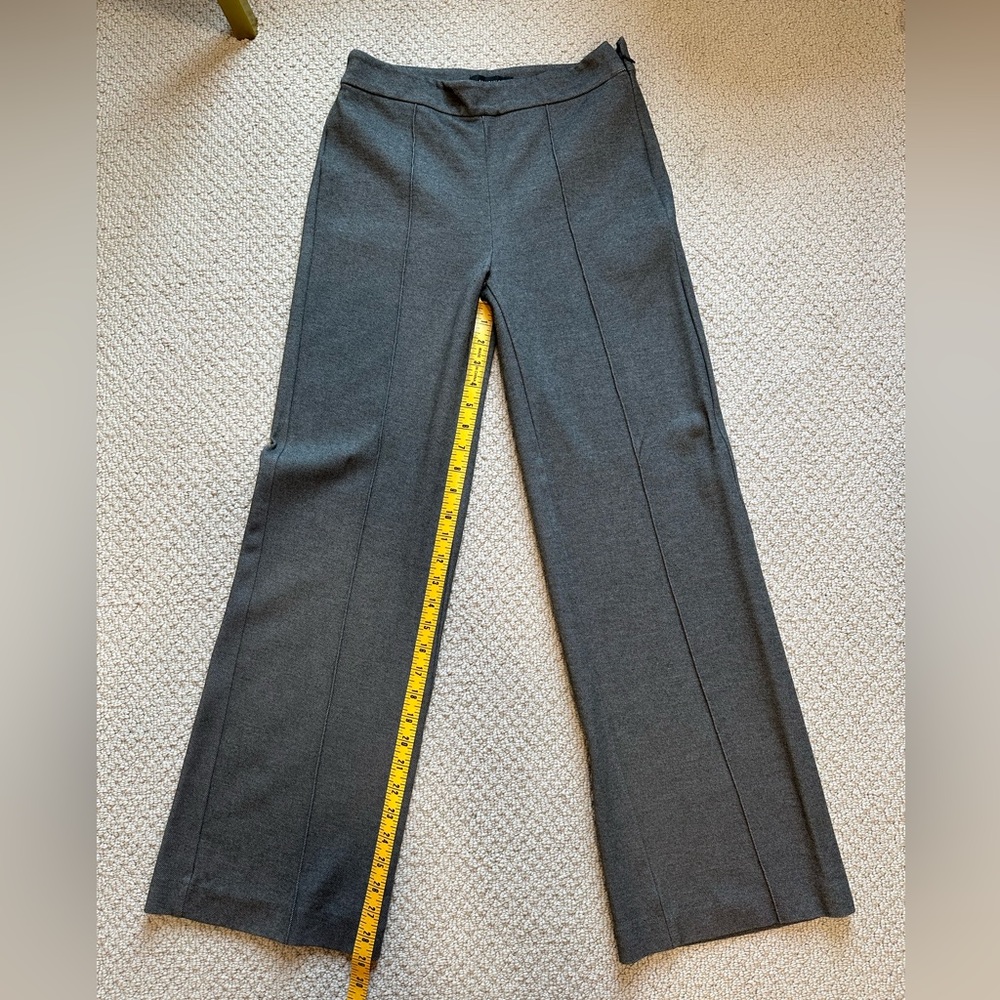 Ann Taylor Side Zip Straight Pant in Twill
